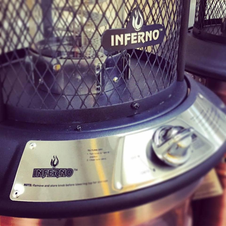 Inferno Round Outdoor Gas Heater C'ESTKOOL